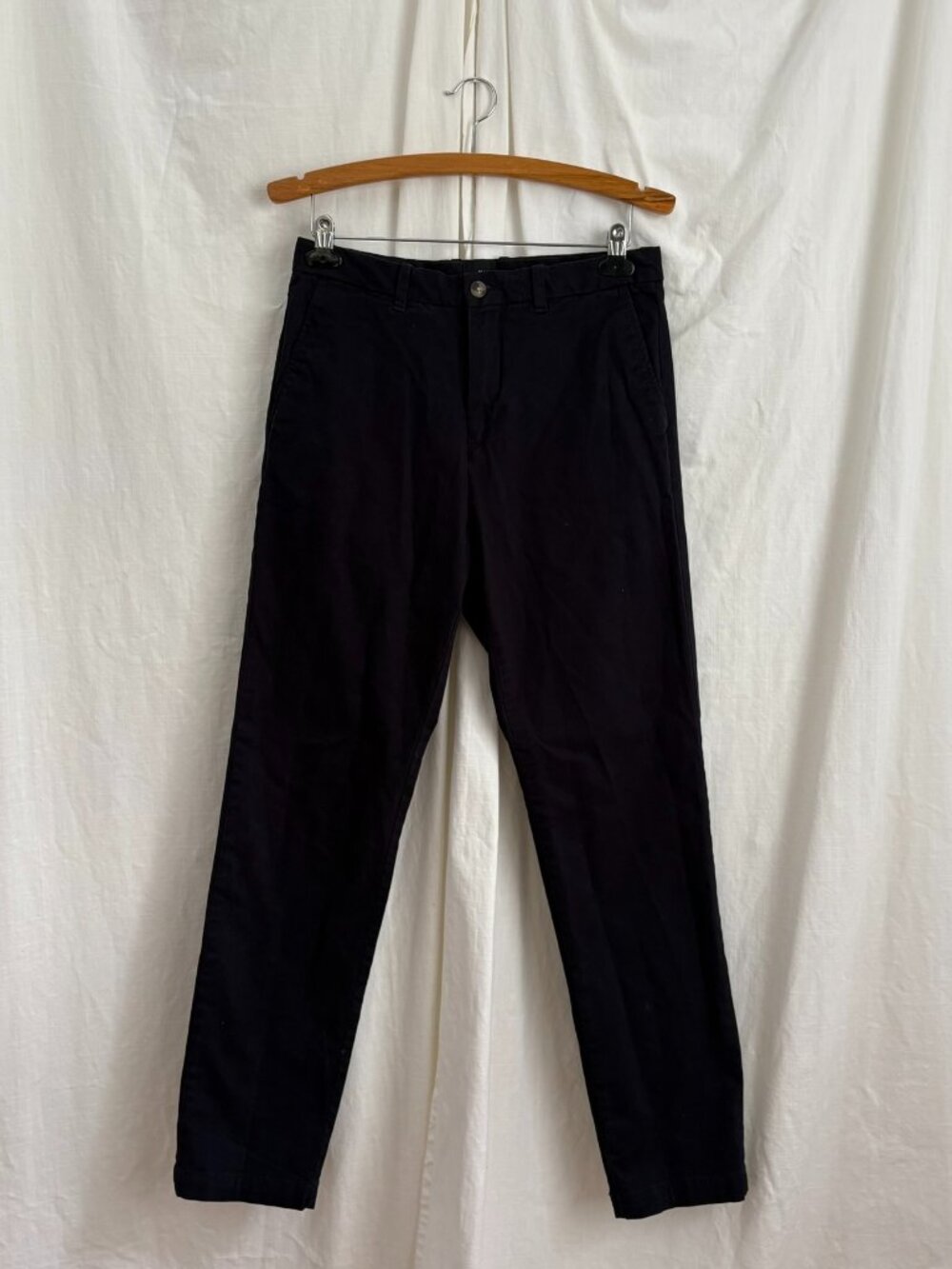 H&M Men's Slim Fit Black Pants Size 30 Cotton